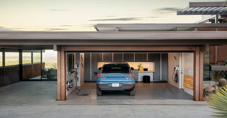 Garage Living Partners with Volvo Car USA on Recharge Garage