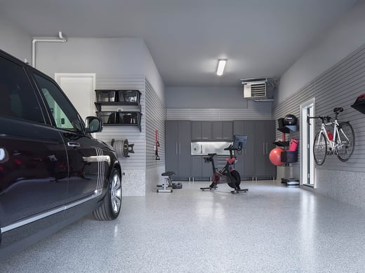 Fitness Room after transformation by Garage Living