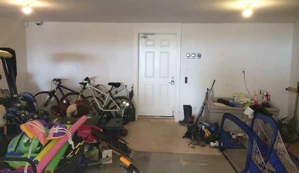 Premium cabinetry - Garage Makeover before by Garage Living