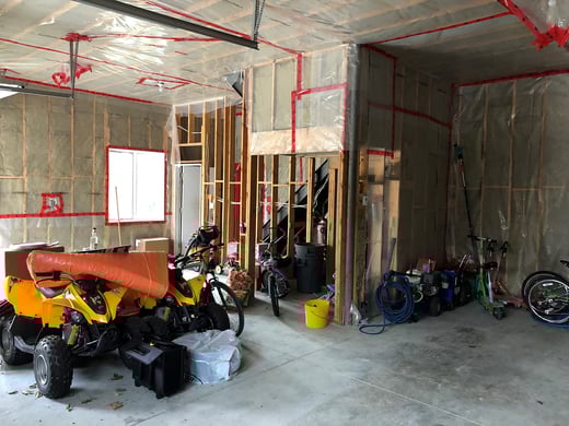 Performance Series Garage before by Garage Living