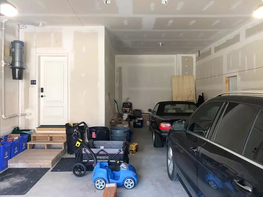 Fitness Room before transformation by Garage Living