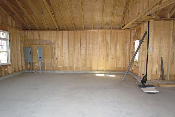 Custom Steel cabinetry - Garage Makeover before by Garage Living